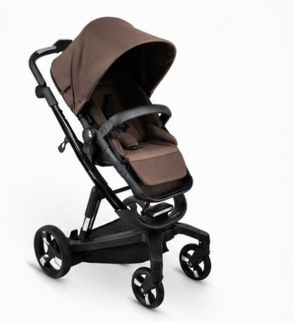 iBebe Stop & Drive kinderwagen bruin wandelwagenzit