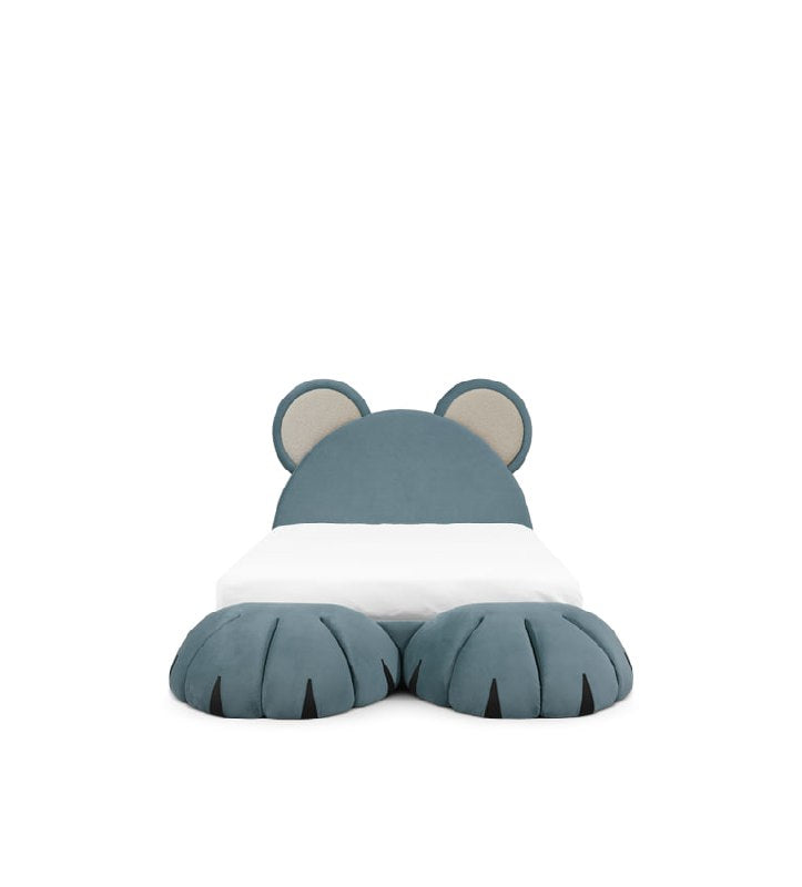 Bear Bed in Paris Light Blue