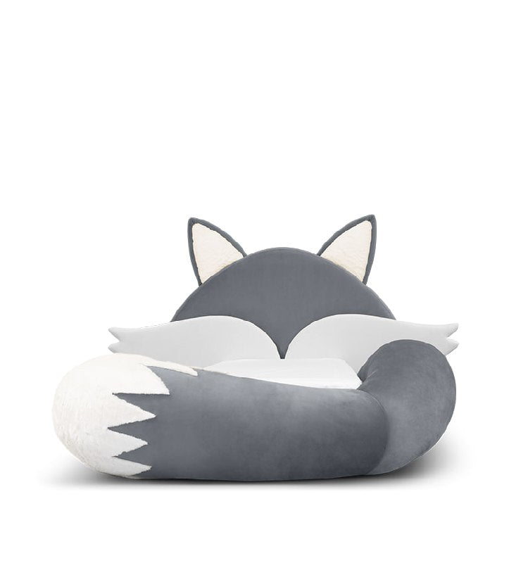 Fox Bed in Mouse Taupe